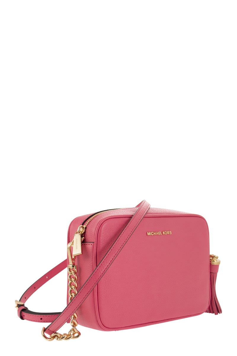 GINNY - Leather Crossbody Bag - VOGUERINI