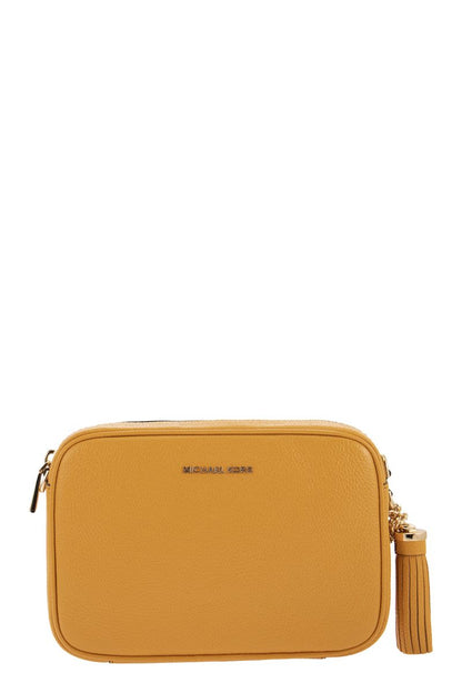 GINNY - Leather Shoulder Bag - VOGUERINI