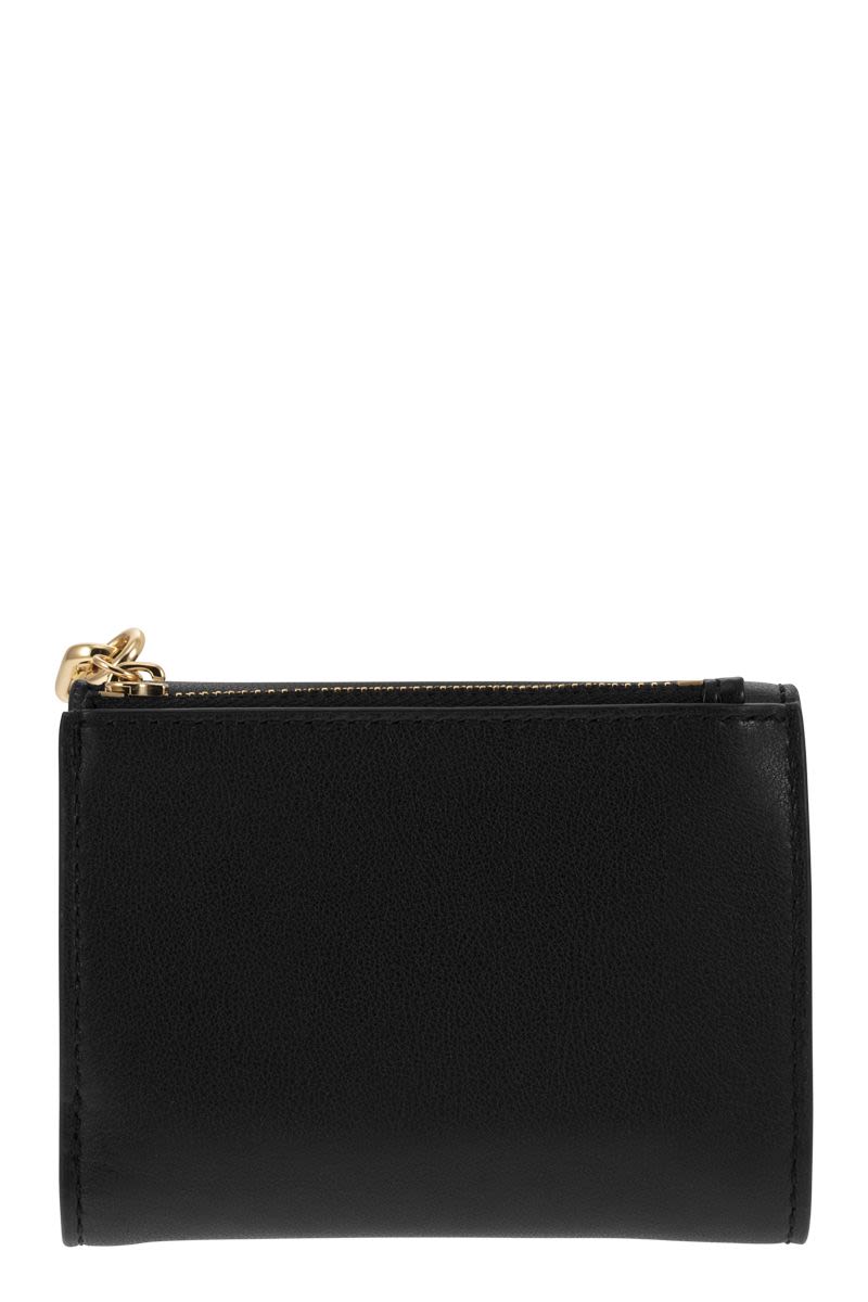 PARKER - Leather Clover Wallet - VOGUERINI