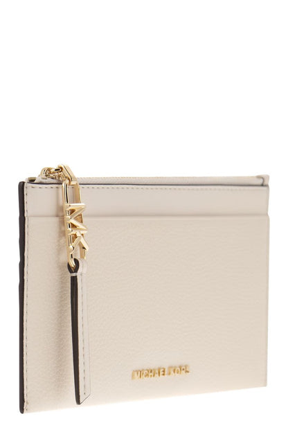 Large credit card holder in grained leather - VOGUERINI