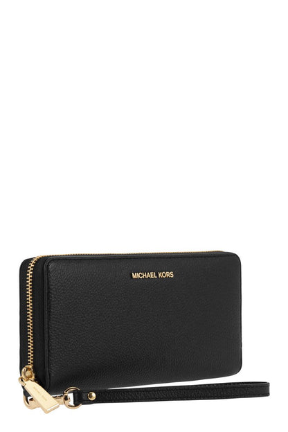 Jet Set - Grained Leather Wallet - VOGUERINI