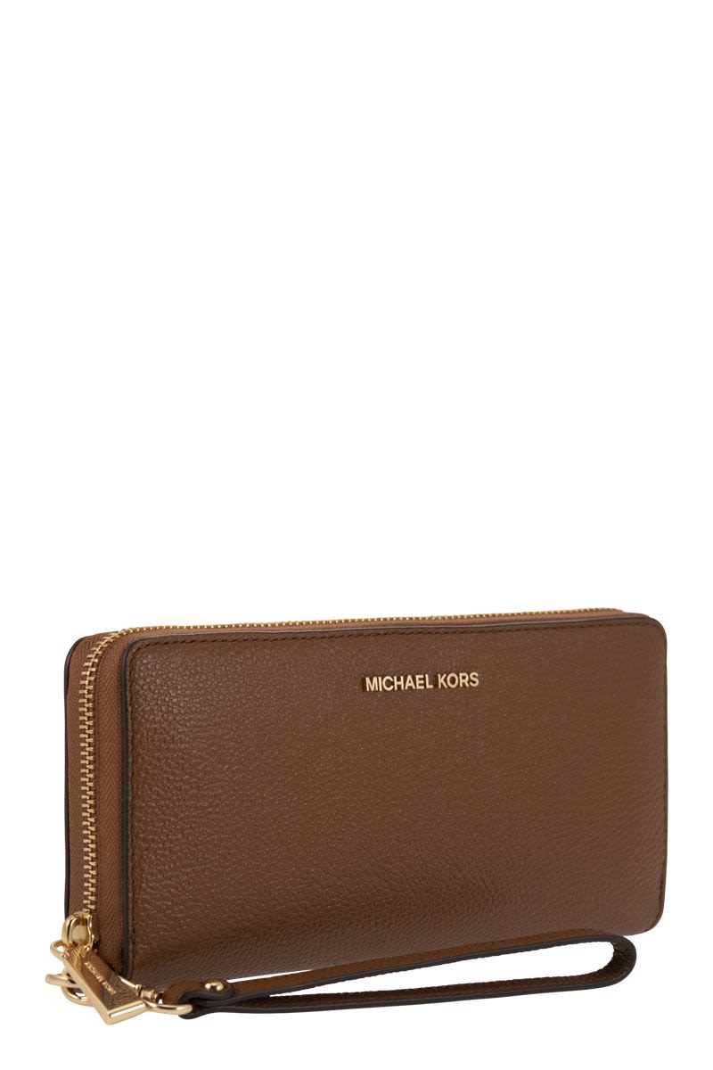 Jet Set - Grained Leather Wallet - VOGUERINI