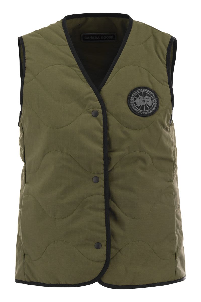 ANNEX LINER - Vest with black badge - VOGUERINI