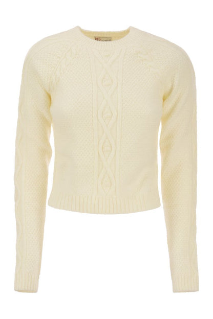 Mohair-blend crew neck - VOGUERINI