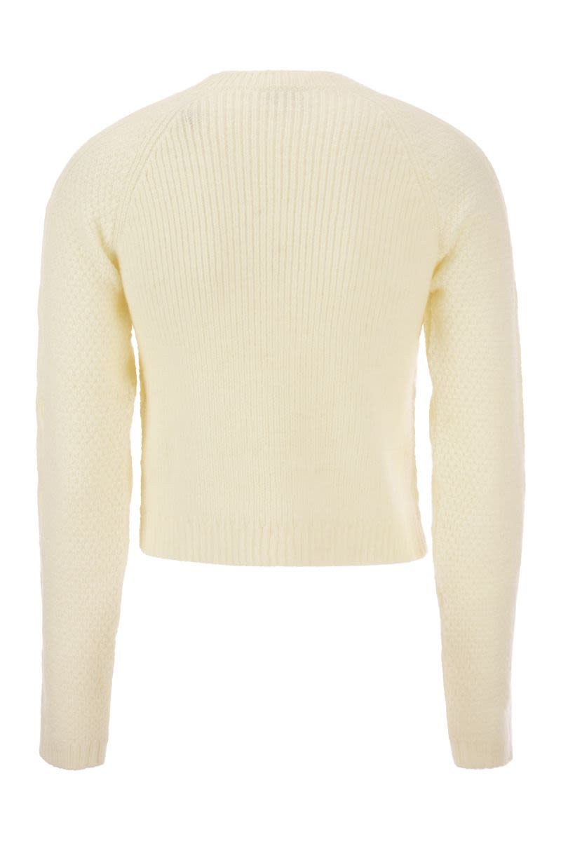 Mohair-blend crew neck - VOGUERINI