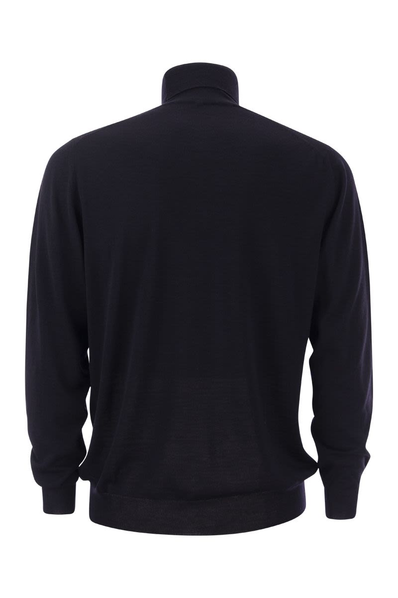 Turtleneck sweater in virgin wool - VOGUERINI