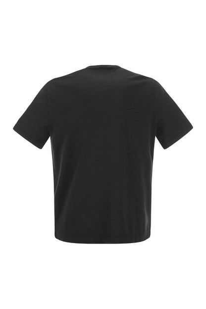 Crew-neck cotton T-shirt - VOGUERINI