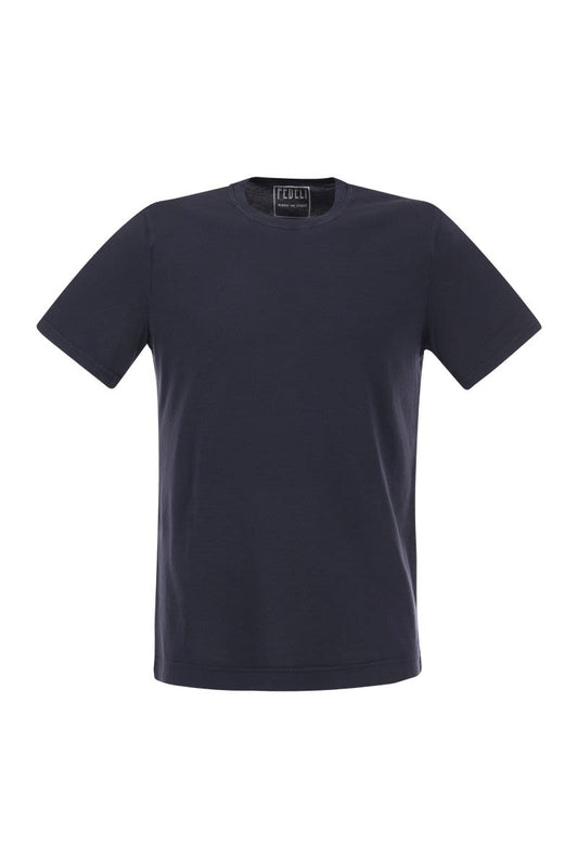 Crew-neck cotton T-shirt - VOGUERINI