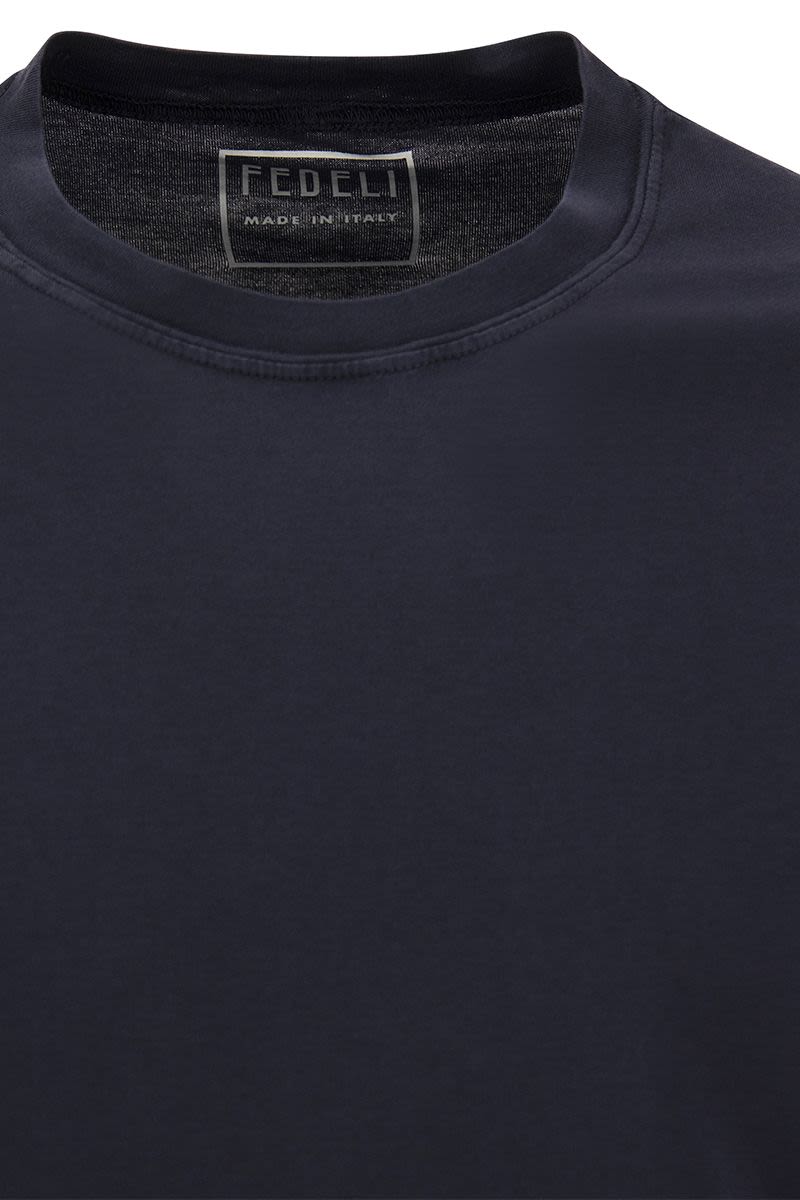 Crew-neck cotton T-shirt - VOGUERINI