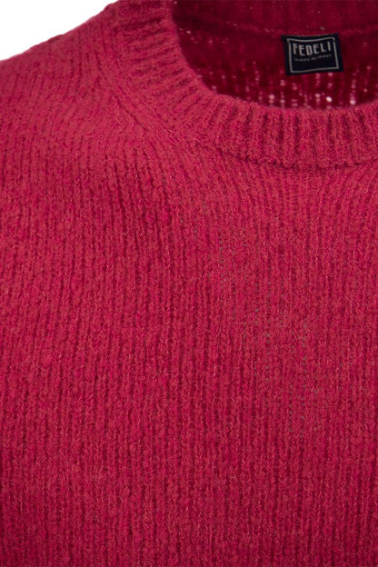 Wool and cashmere crew-neck jumper - VOGUERINI