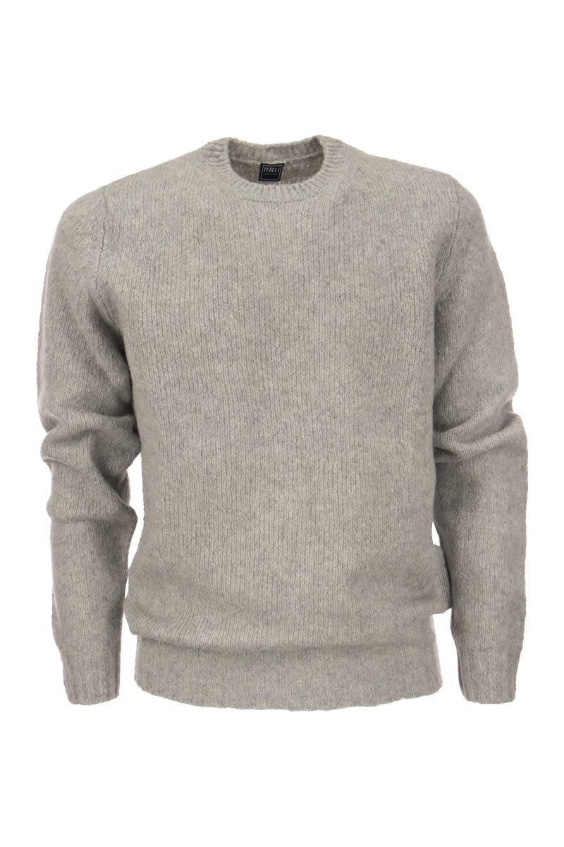 Wool and cashmere crew-neck jumper - VOGUERINI