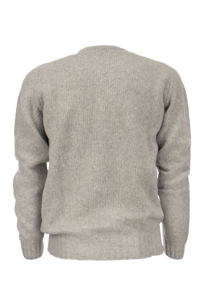 Wool and cashmere crew-neck jumper - VOGUERINI