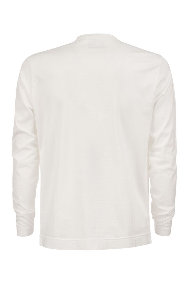 Long-sleeved organic cotton t-shirt - VOGUERINI