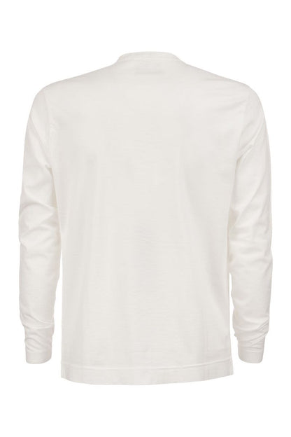 Long-sleeved organic cotton t-shirt - VOGUERINI