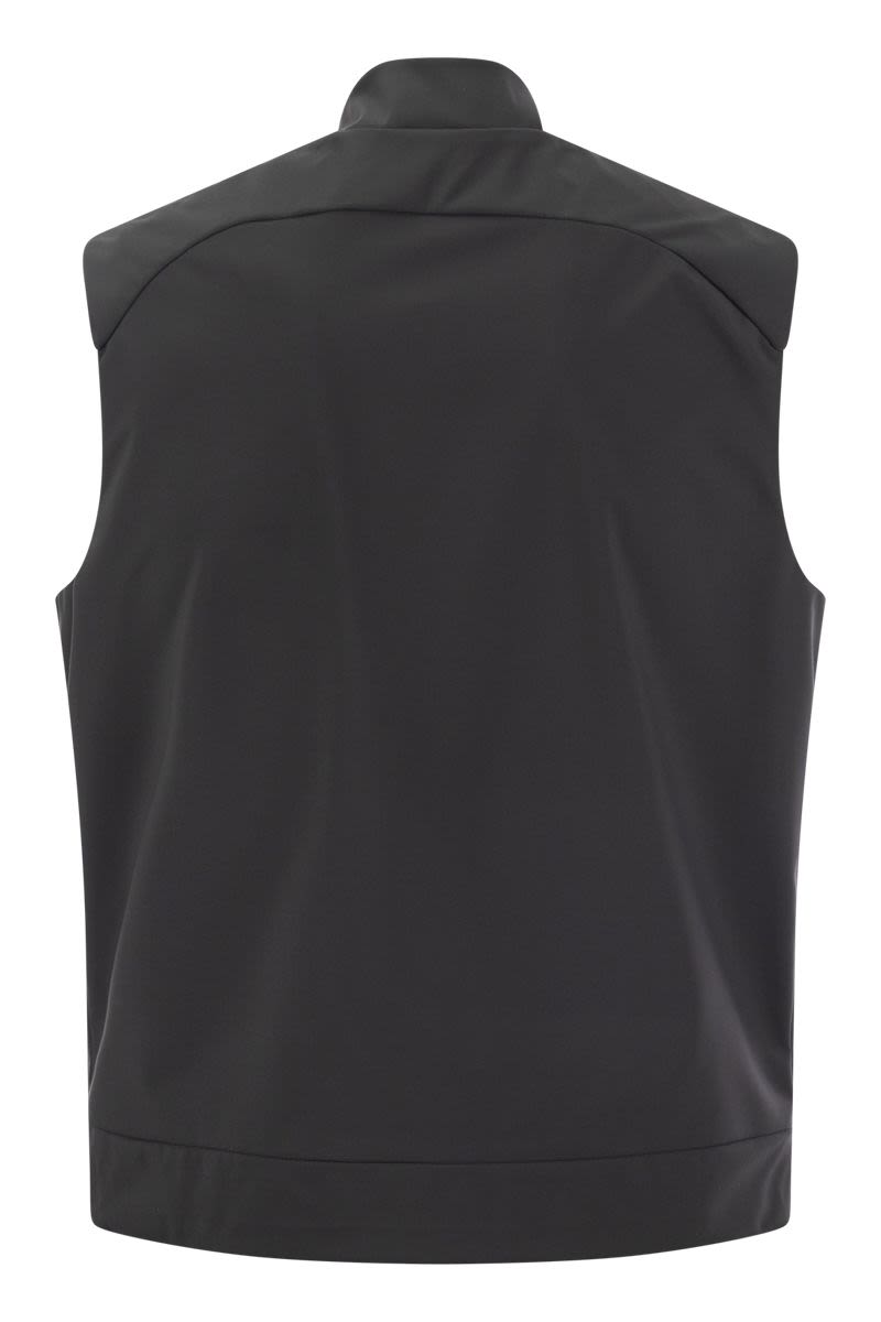 Plain-coloured waistcoat with bottom adjustment - VOGUERINI