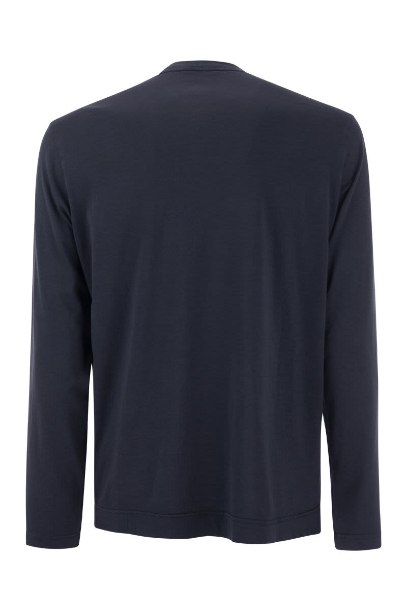 Long-sleeved crew-neck T-shirt - VOGUERINI