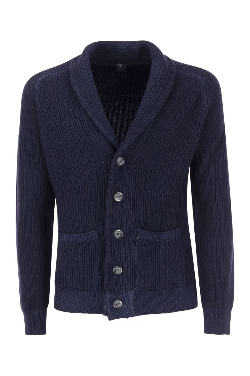 Virgin wool cardigan - VOGUERINI