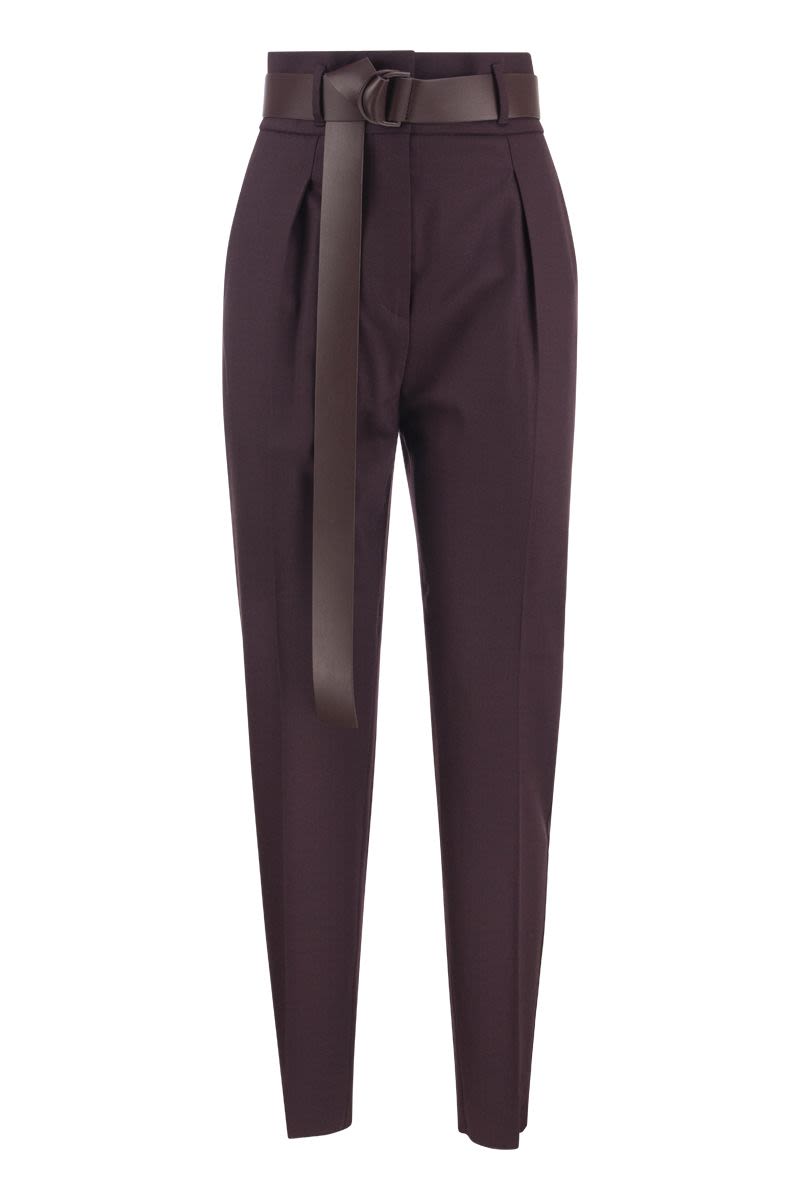 CORALLO - Wool trousers - VOGUERINI