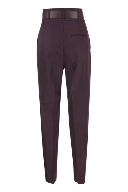 CORALLO - Wool trousers - VOGUERINI