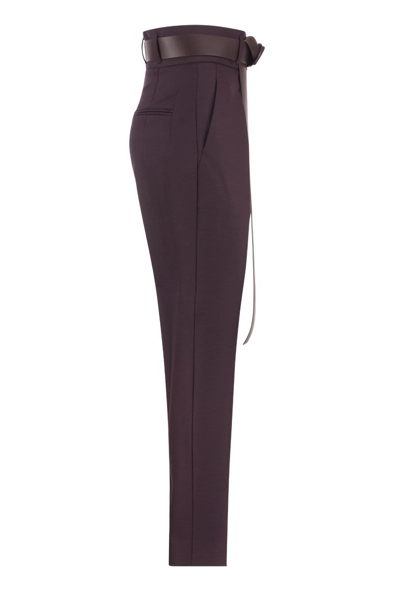 CORALLO - Wool trousers - VOGUERINI