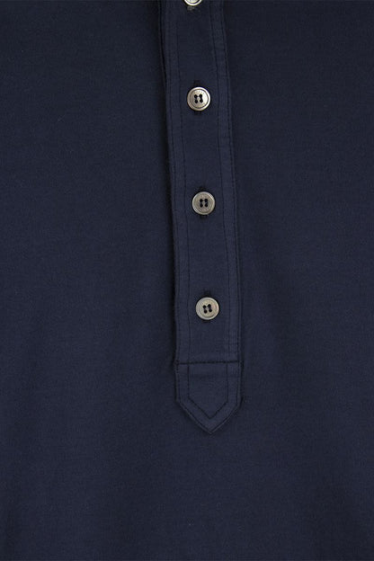 FIVE - Long-sleeved cotton polo shirt - VOGUERINI