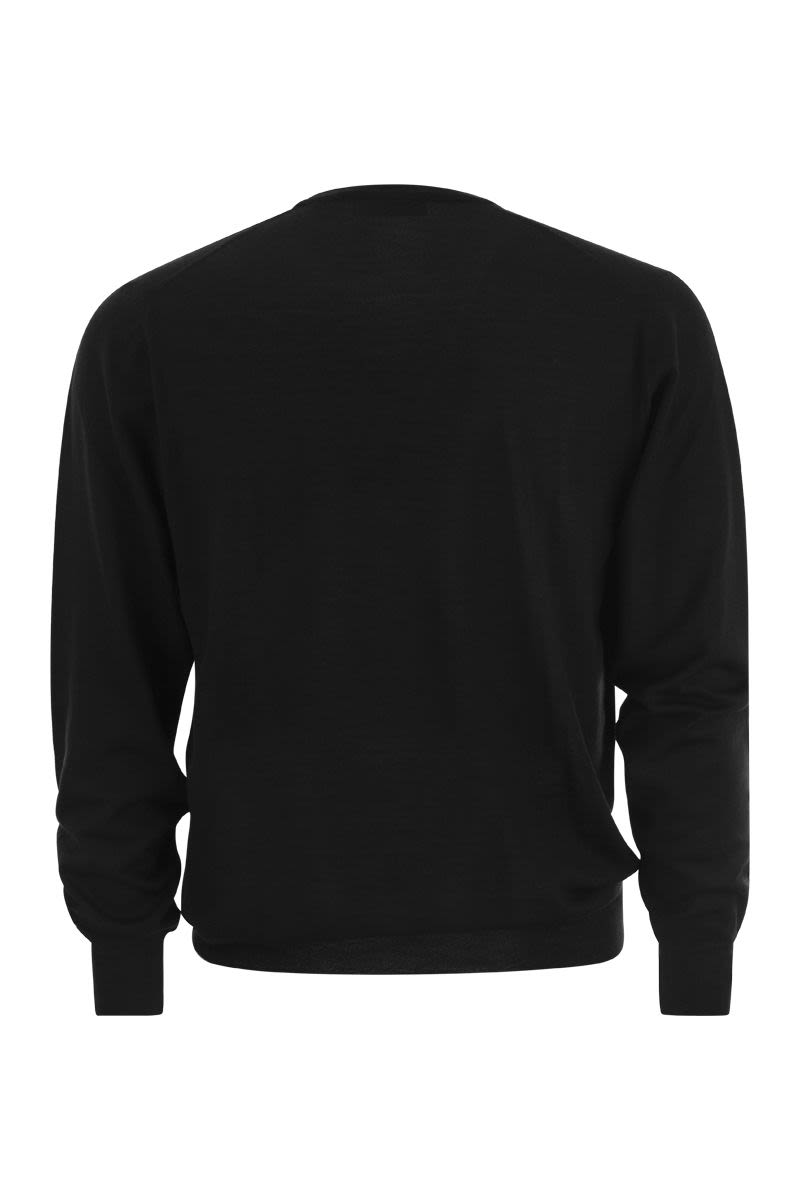 Crew-neck jumper in wool - VOGUERINI