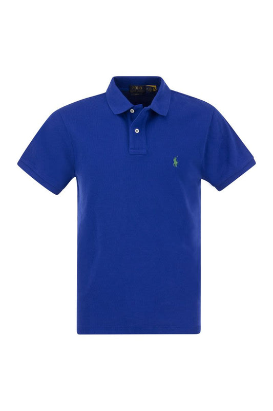 Slim-fit pique polo shirt - VOGUERINI