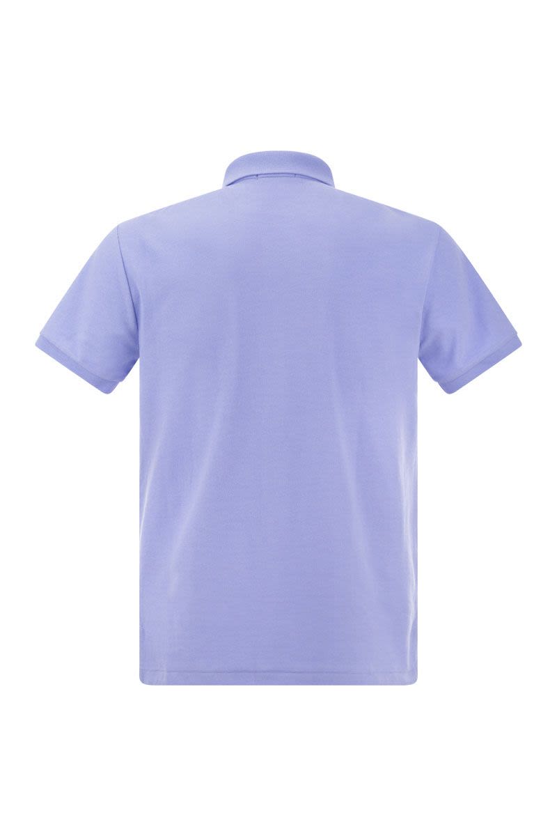 Slim-fit pique polo shirt - VOGUERINI