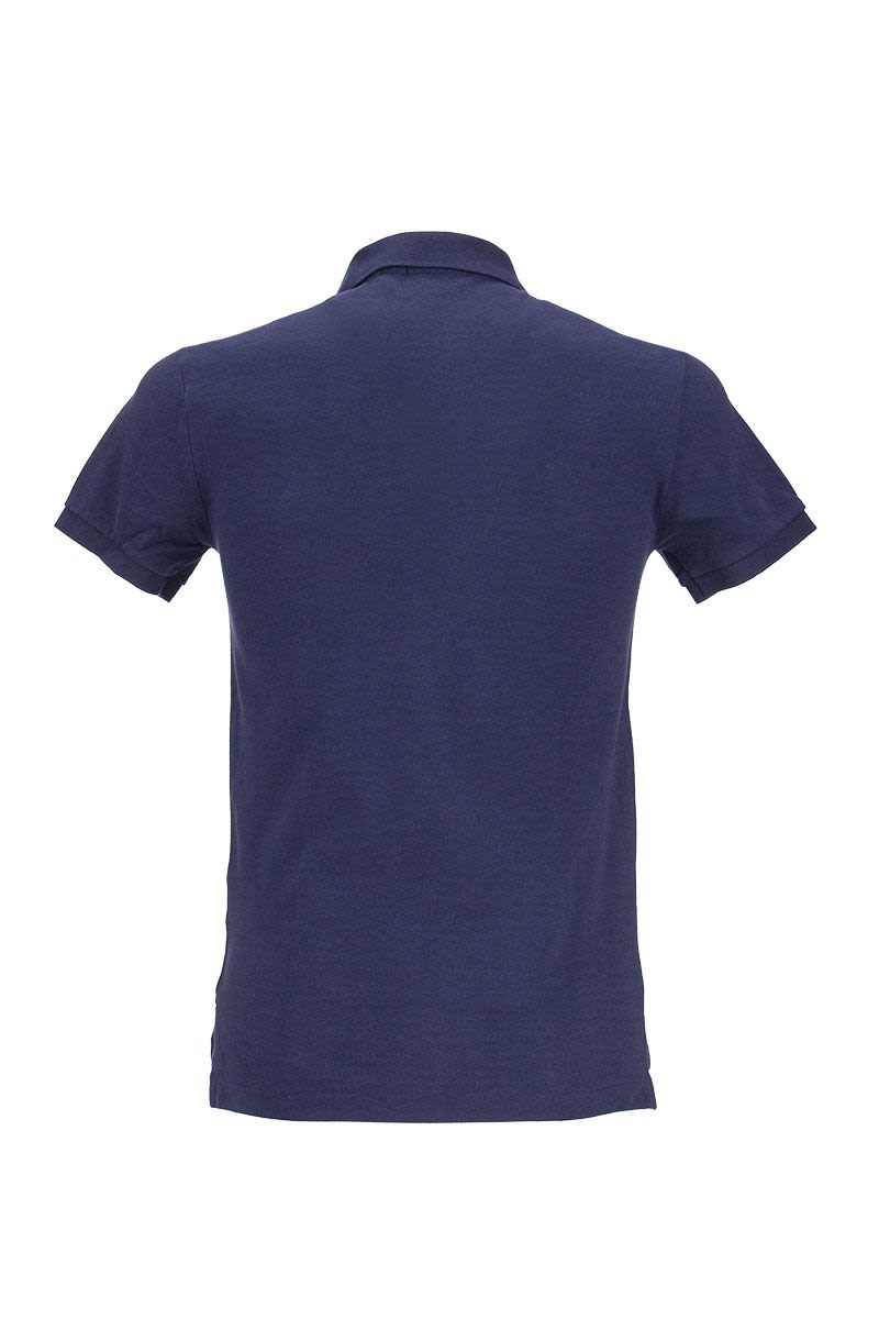 Slim Fit Mesh Polo Shirt - VOGUERINI