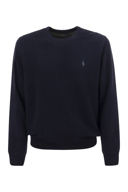 Crew-neck wool sweater - VOGUERINI