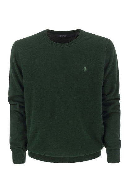 Crew-neck wool sweater - VOGUERINI