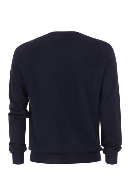 Crew-neck wool sweater - VOGUERINI