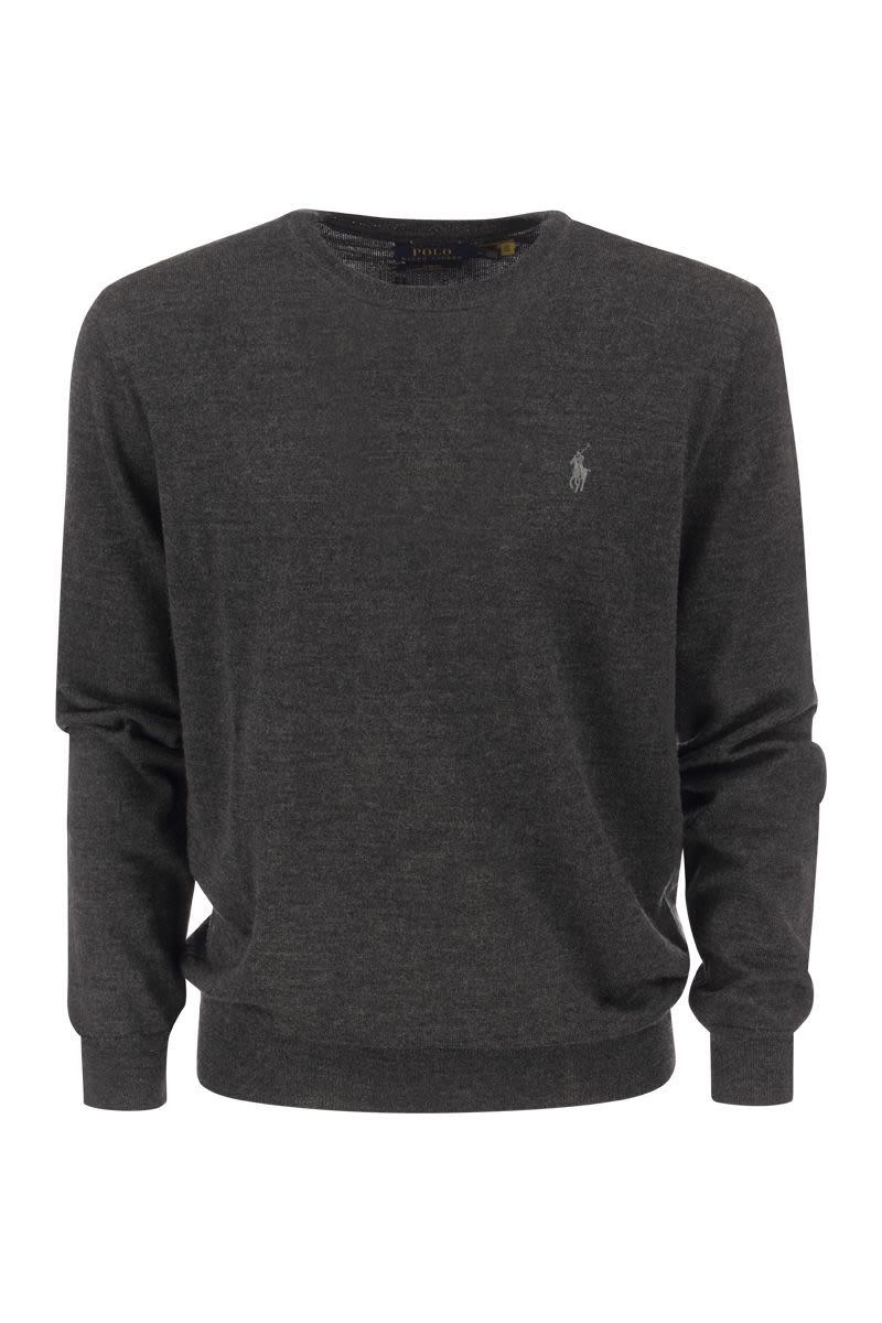 Crew-neck wool sweater - VOGUERINI