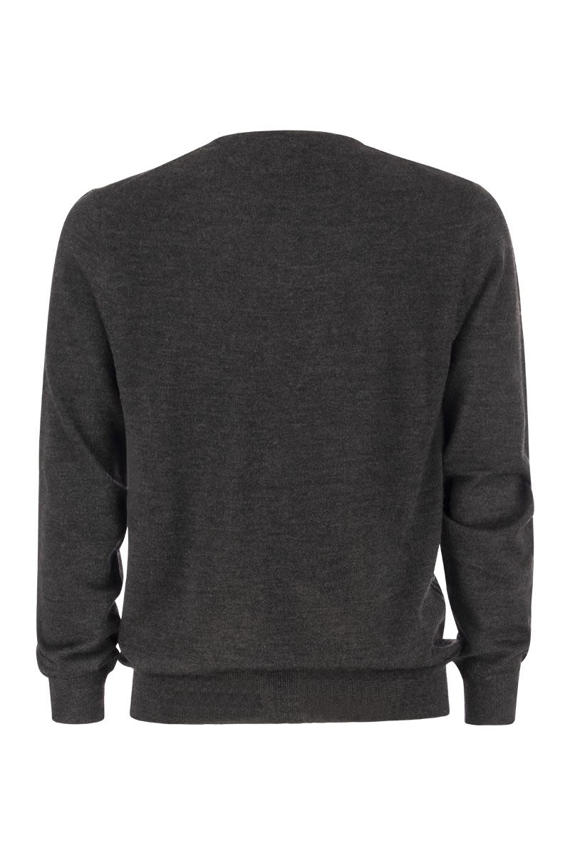 Crew-neck wool sweater - VOGUERINI