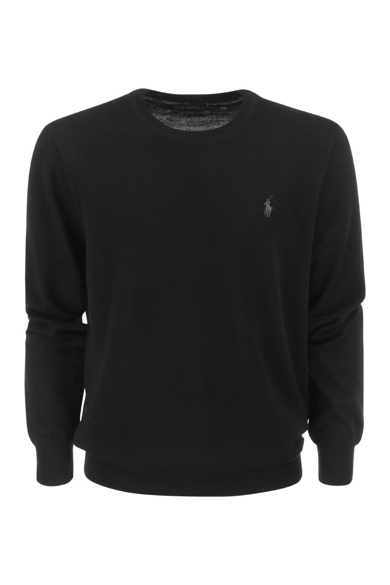 Crew-neck wool sweater - VOGUERINI