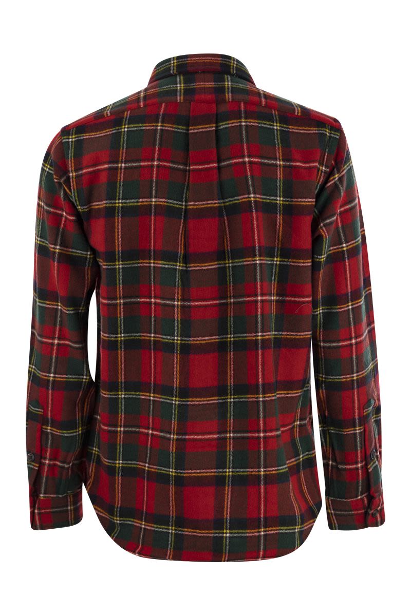 Checked wool shirt - VOGUERINI