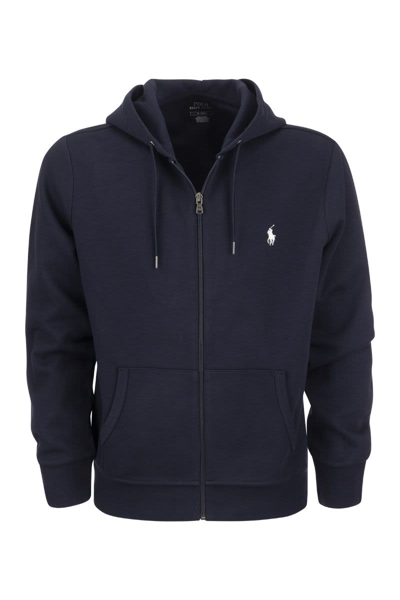 Double-knit hoodie