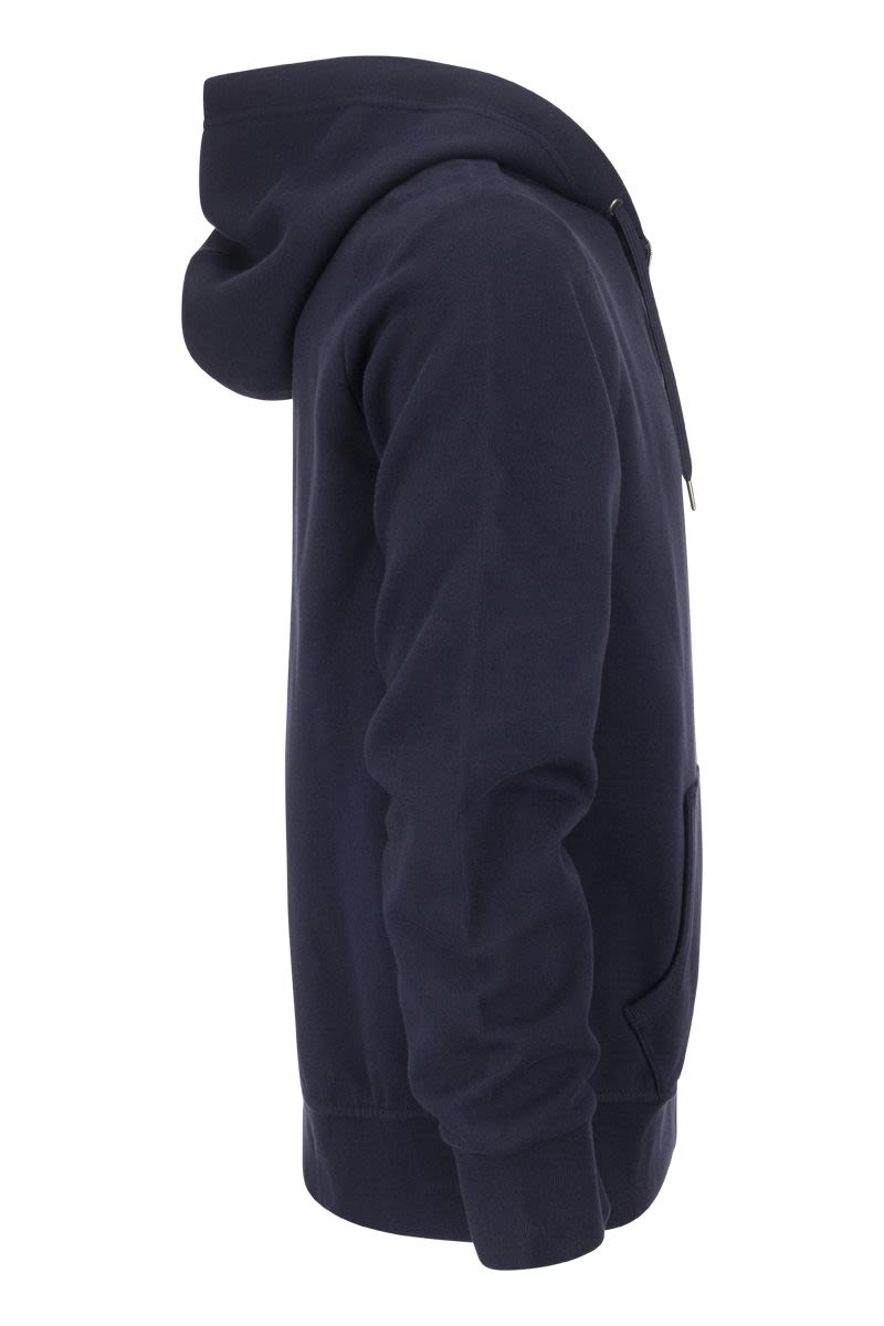 Double-knit hoodie