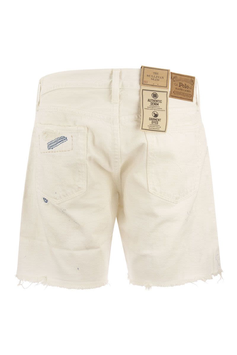 Denim 5-pocket bermuda shorts - VOGUERINI