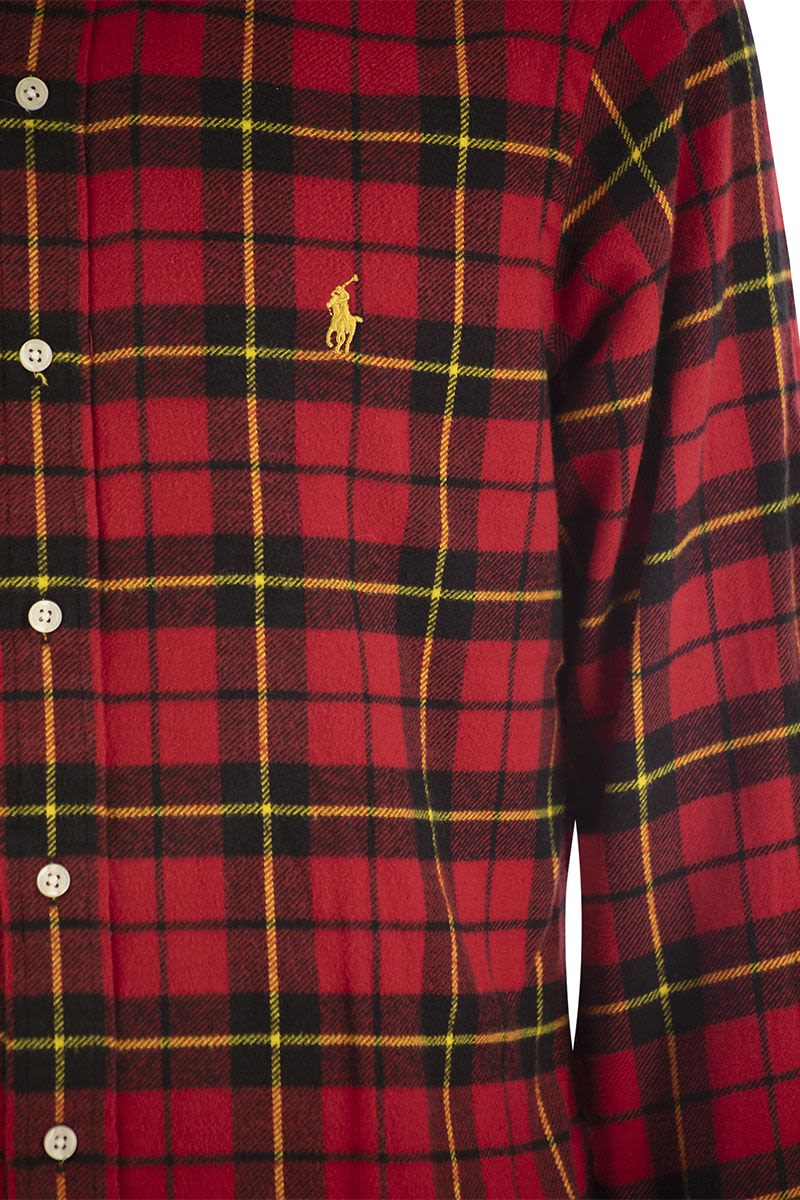 Chinese New Year plaid shirt - VOGUERINI