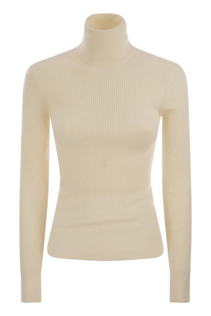 Wool turtleneck jumper - VOGUERINI