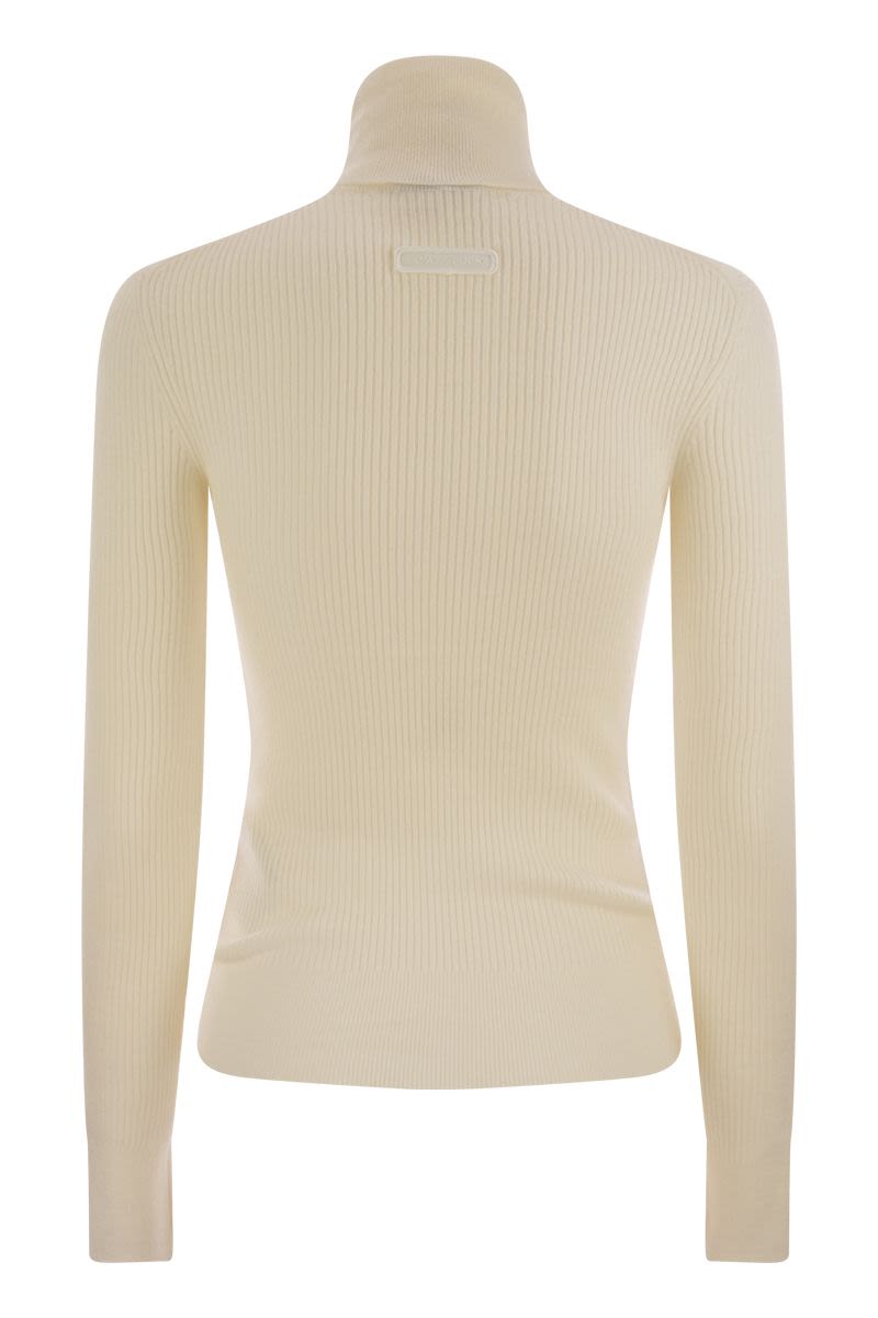 Wool turtleneck jumper - VOGUERINI