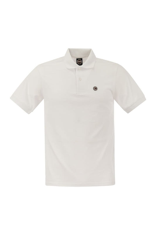 Pique polo shirt with ribbed edges - VOGUERINI