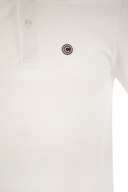 Pique polo shirt with ribbed edges - VOGUERINI