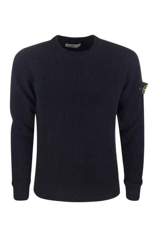 Ribbed wool sweater - VOGUERINI