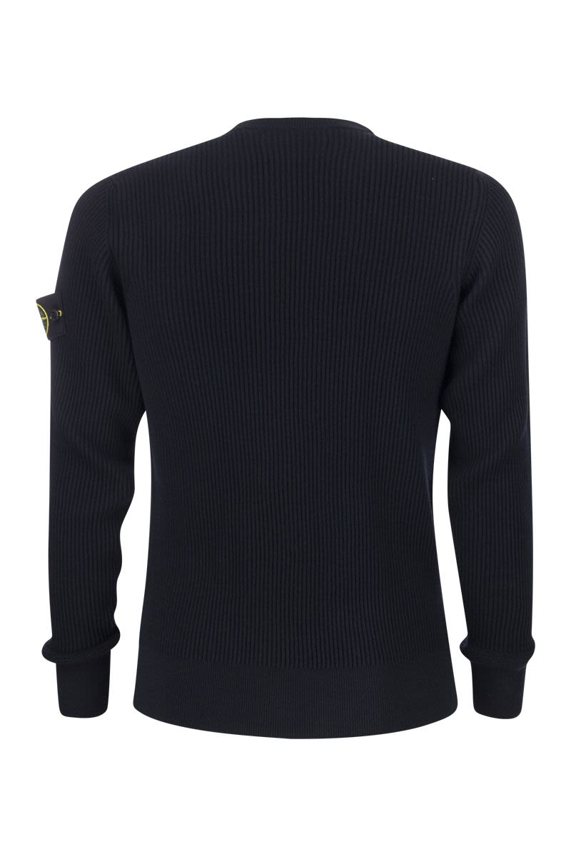 Ribbed wool sweater - VOGUERINI