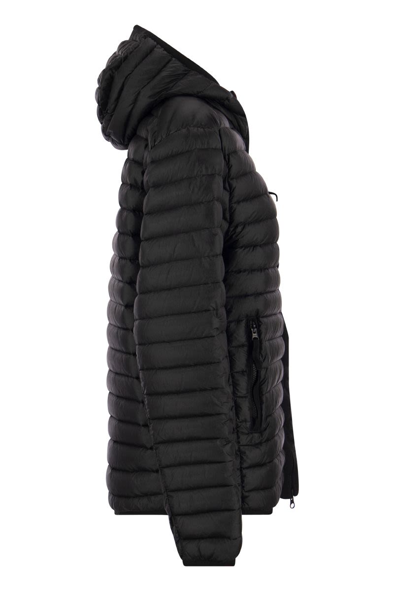 PACKABLE - Lightweight down jacket with hood - VOGUERINI