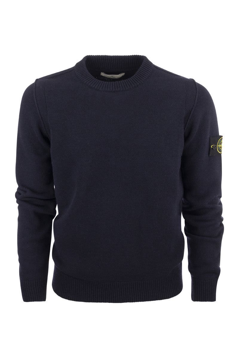 Wool-blend crew-neck knitwear - VOGUERINI