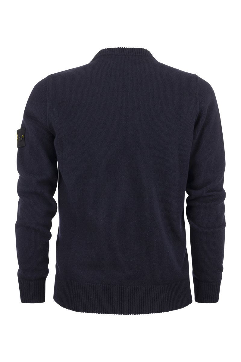 Wool-blend crew-neck knitwear - VOGUERINI