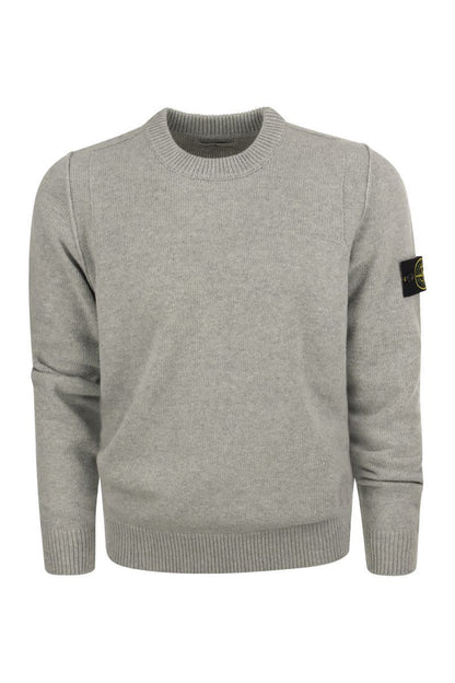 Wool-blend crew-neck knitwear - VOGUERINI